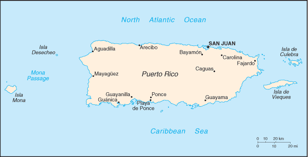 politique carte du porto rico